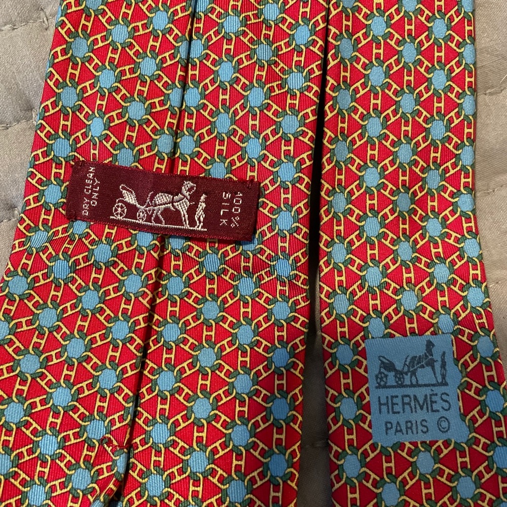 Authentic Vintage Hermès Silk Tie